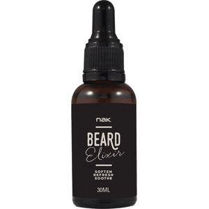 NAK - Beard + Face Elixir - Baardolie - Natuurlijke Hydratatie - Jojoba - Rozenbottel - Amandelolie