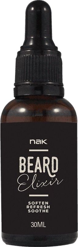 NAK - Beard + Face Elixir - Baardolie - Natuurlijke Hydratatie - Jojoba - Rozenbottel - Amandelolie