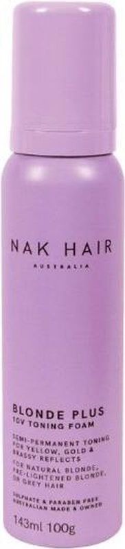 NAK Blonde Plus 10V Toning Foam 100g