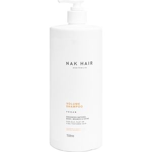 NAK Volume Shampoo 1 Litre - Normale shampoo vrouwen - Voor Alle haartypes - 1 ltr