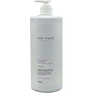 NAK Platinum Blonde Treatment Anti-Yellow 60 Second Repair 1 Litre