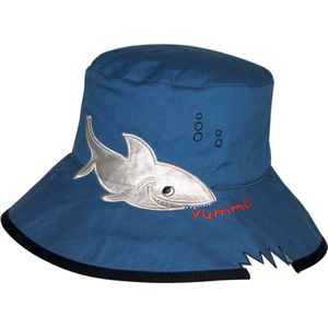 Rigon UV bucket Hoed Kinderen - Blauw - Maat 55cm