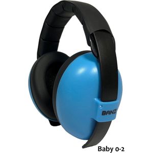 Baby Banz Gehoorbeschermers Speciaal voor Baby's en Peuters - Blauw (3-36mnd)