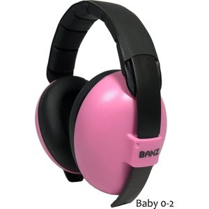Baby Banz Gehoorbeschermers Speciaal voor Baby's en Peuters roze (3-36mnd)