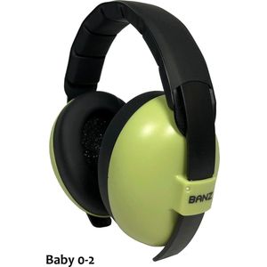 Baby Banz gehoorbeschermers Baby -light green