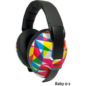 Baby Banz Gehoorbeschermers Speciaal voor Baby's en Peuters Geo design (3-36mnd)