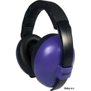 Banz - Geluidsreducerende oorbeschermers voor kinderen - Hear no Blare - Donkerpaars - maat Onesize (2-5yrs)