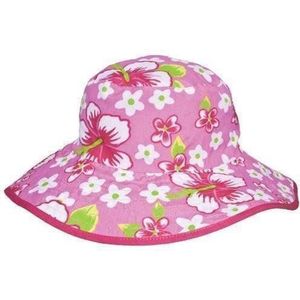 Banz Hat Rev Baby Pink Floral