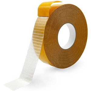 Dubbelzijdige tape voor rubber sportvloeren - 50 mm x 25 meter Dubbelzijdige tape voor rubber sportvloeren - 50 mm x 25 meter