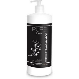 Trontveit - Attitude Pure Detox - Shampoo - 1000 ml - Actieve Houtskool