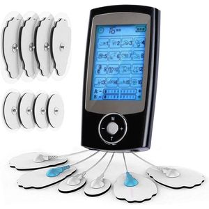 Tens Apparaat - EMS Therapie - Elektrische Spier Stimulator 16 modus Elektrodentherapie voor Spierstimulatie (EMS) & Pijnverlichting Pijn Therapie - Massage Apparaat - Nekmassage - Voetmassage - Acupressuur - Tens apparaat bevalling - Rugpijn
