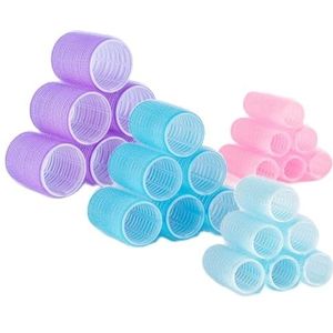 47 stuks Heatless Curling, rollen, magische krulspelden met 20 haarklemmen en 2 kammen voor alle korte, middelgrote of lange haren (47 stuks)