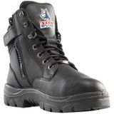 Steel Blue - Southern Cross ZIP - Enkellaarsjes - Zwart - Leer