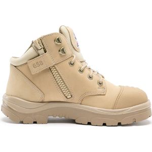 Steel Blue - Parkes ZIP - Hoge Schoen - Zwart - Volnerfleder & Nubuckleder