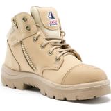 Steel Blue - Parkes ZIP - Hoge Schoen - Zwart - Volnerfleder & Nubuckleder