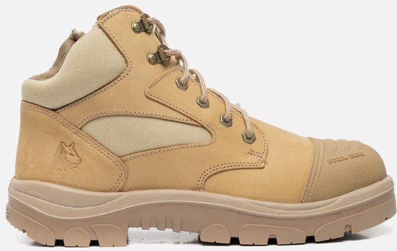 Steel Blue - Parkes ZIP - Hoge Schoen - Zwart - Volnerfleder & Nubuckleder