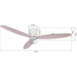 Lucci air 210518 - Plafondventilator AIRFUSION RADAR wit/hout + AB