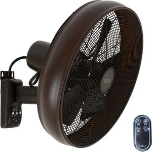 Wandventilator Breeze Brons Ø 46cm incl. Afstandsbediening