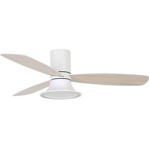 Lucci Air 210661-LED Dimbaar fan FLUSSO 1xGX53/18W/230V hout/white+RC