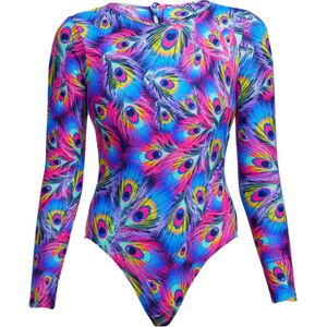 Peacock Paradise Long Shot One Piece - Dames | Funkita | Maat 40