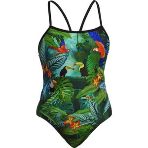 Lost Forest Single strap one piece - Dames | Funkita | Maat 12