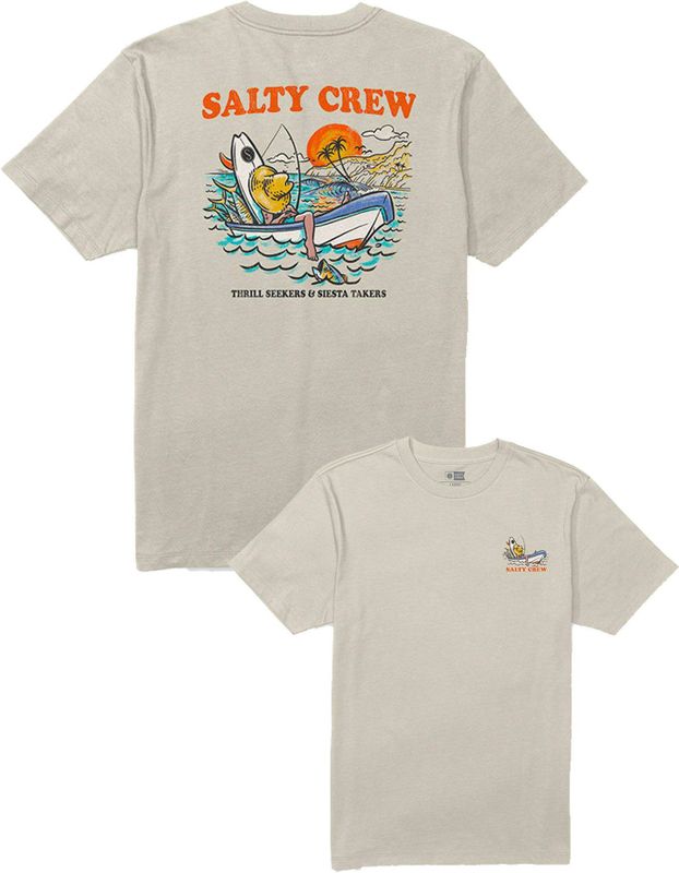Salty Crew - Down Time Moonbeam - T-shirt - Beige