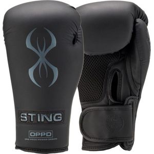 STING Bokshandschoen ARMAONE | gun metal grijs | klittenband (Maat: 12OZ)