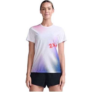 2xu - Light Speed - T-shirt - Wit - Korte Mouwen
