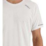 2xu - Aero T-shirt - Korte Mouwen - Blauw - 100% Gerecycled Polyester
