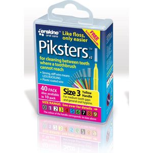 Piksters Ragers Maat 3 Geel 2-2,5 mm - 40 stuks