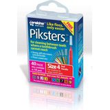 Piksters Ragers Maat 4 Rood 3-3,5 mm - 40 stuks