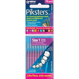 Piksters Ragers Maat 1 Paars 1,9 mm - 10 stuks