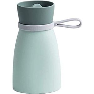 Warmwaterkruik Warmwaterkruik Met Dekselverwarmer, Warmwaterflessen Met Deksel, Perfecte Warmwaterzak Voor Pijnverlichting Kruik Warm Winter (Color : Grün, Size : 380ML)