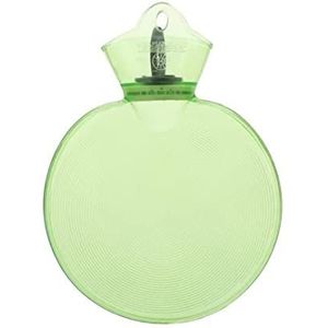 Warmwaterkruik Warmwaterkruik Transparante Ronde Warmwaterzak Voor Volwassen Pijnbestrijding Nekrug Hoofdpijn Periode Krampen Gezellige Nachten Kruik Warm Winter (Color : Rot, Size : 1L)