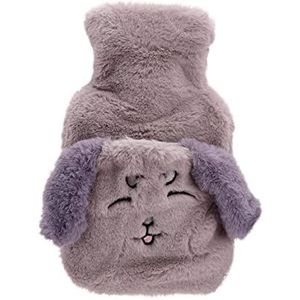 Warmwaterkruik Pluche Warmwaterkruik Met Deksel Warmwaterzak Voor Pijnverlichting Nekrug Hoofdpijn Gezellige Nachten Kruik Warm Winter (Color : D, Size : 21.5 * 12.5cm)