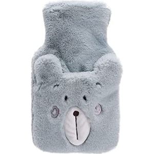 Warmwaterkruik Pluche Warmwaterkruik Met Deksel Warmwaterzak Voor Pijnverlichting Nekrug Hoofdpijn Gezellige Nachten Kruik Warm Winter (Color : B, Size : 21.5 * 12.5cm)