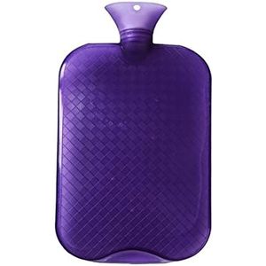 Warmwaterkruik Warmwaterkruik PVC Warme Warmwaterzak Voor Volwassen Pijnbestrijding Nekrug Gezellige Nachten Kruik Warm Winter (Color : Purple, Size : 3L)