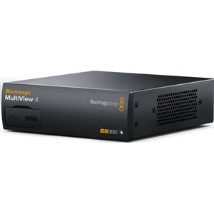 Blackmagic - MultiView 4 - UHD Multi Viewer - 4 onafhankelijke 6G-SDI ingangen