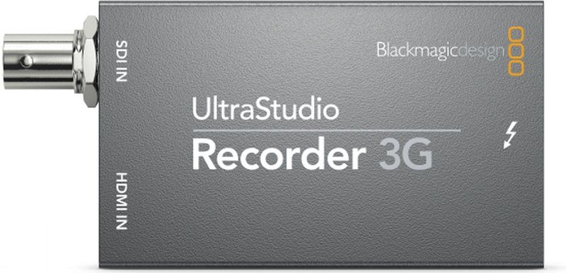 Blackmagic - UltraStudio Recorder 3G - Videorecorder - Zwart - Thunderbolt