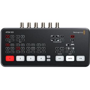 Blackmagic Design - ATEM SDI Streaming Mixer - Zwart - 4x SDI In 1080p/60 - 2x 3,5mm Audio In
