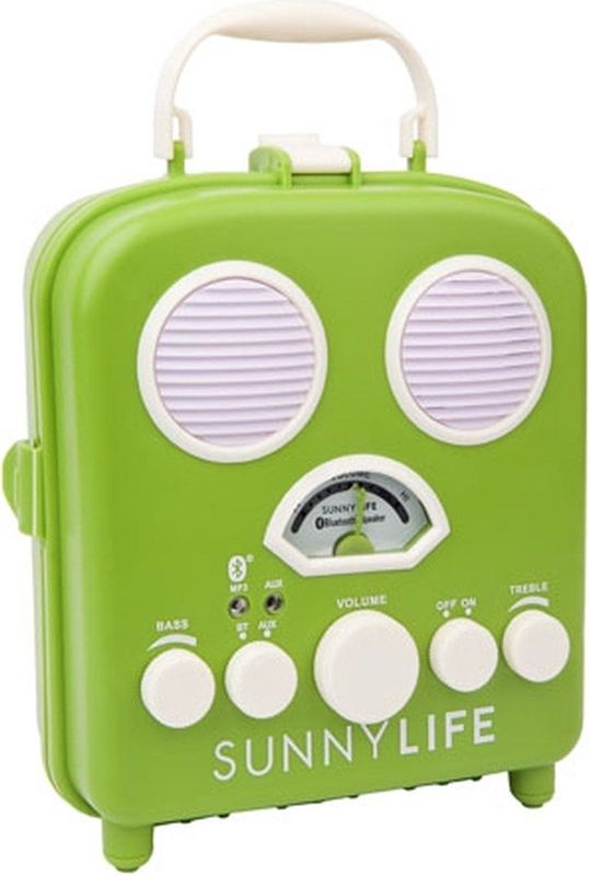Sunnylife - Beach Accessories - Bluetooth Speaker - Olive - Kunststof