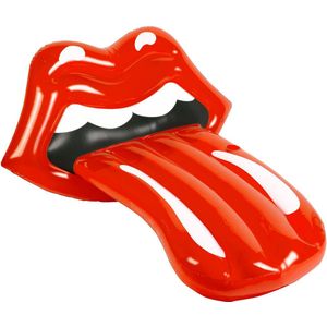 Sunnylife - Rolling Stones Luchtbed 3D Deluxe - PVC - Rood
