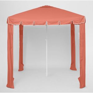 Sunnylife - Beach Strandtent Cabana Terracotta 200 x 200 cm - Polyester - Oranje