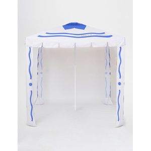 Sunnylife - Beach Strandtent Cabana Deep Blue 200 x 200 cm - Polyester - Blauw