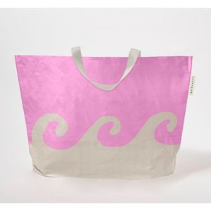 Strandtas met Buidel Candy Pink Sunnylife