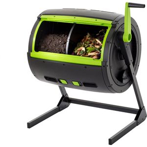 Compost Tumbler - 245 liter - Handvat - Geurloos - Keuken en Tuinafval - Compost - Tuinieren - Molen