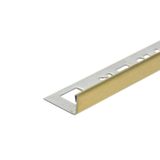 Tegelprofiel ox-tools eltex 11mm 270 cm rvs geborsteld goud