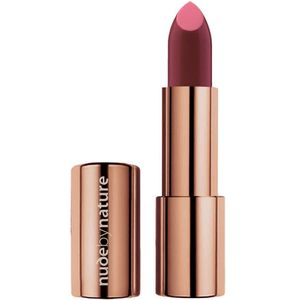 Nude by Nature - Moisture Shine Lipstick 4 g Nr. 07 - Deep Plum