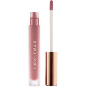 Nude by Nature Satin Liquid Lipstick Romige lippenstift met satijnen finish Tint 02 Blush 3,75 ml