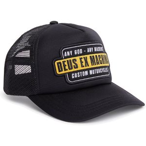 DEUS Grip Tape Trucker cap - Black